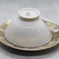Set of 2 Antique Hand painted German Gareis, Kuhnl & Co Bavaria Porcelain Bone China Cup and Saucer