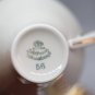 Vintage German J. Seltmann Bavaria Porcelain Bone China Blue Cup and Saucer 1949-1955