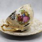 Antique Hlottenhof Bavaria Germany Porcelain Bone China Cup and Saucer 1928