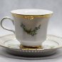 Vintage Svancholm 1530 Flora Alpina Porcelain Bone China Cup and Saucer