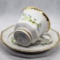 Vintage Svancholm 1530 Flora Alpina Porcelain Bone China Cup and Saucer
