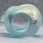 Kosta Boda Still Life Skull Light Green Candle Holde Crystal Glass Swedish Scandinavian Design
