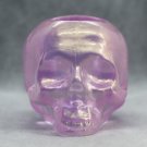 Kosta Boda Still Life Skull Pink Candle Holde Crystal Glass Swedish Scandinavian Design