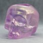 Kosta Boda Still Life Skull Pink Candle Holde Crystal Glass Swedish Scandinavian Design