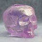 Kosta Boda Still Life Skull Pink Candle Holde Crystal Glass Swedish Scandinavian Design