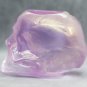 Kosta Boda Still Life Skull Pink Candle Holde Crystal Glass Swedish Scandinavian Design