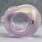 Kosta Boda Still Life Skull Pink Candle Holde Crystal Glass Swedish Scandinavian Design