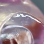Kosta Boda Still Life Skull Pink Candle Holde Crystal Glass Swedish Scandinavian Design