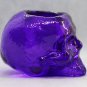 Kosta Boda Still Life Skull Lilac Candle Holde Crystal Glass Swedish Scandinavian Design