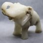 Vintage Carved Stone Large Elephant Figurine Statuette