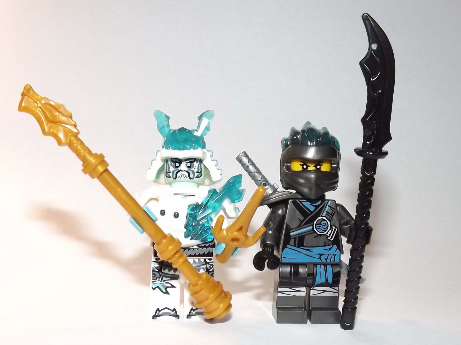 Nya and Ice Emperor of 2 s Custom Minifigure Toys