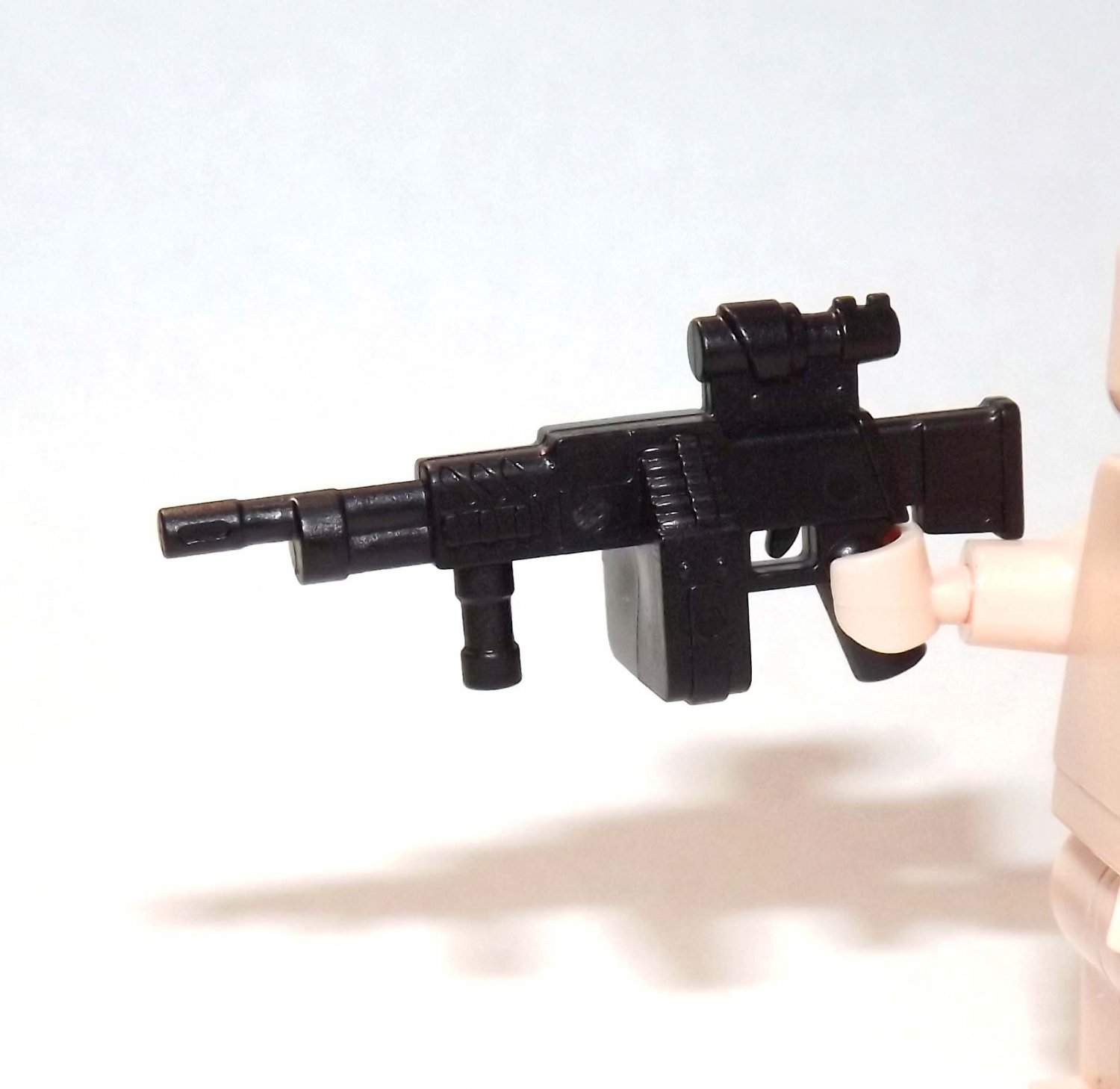 SAW Machine Gun weapon for Custom Minifigure Toys