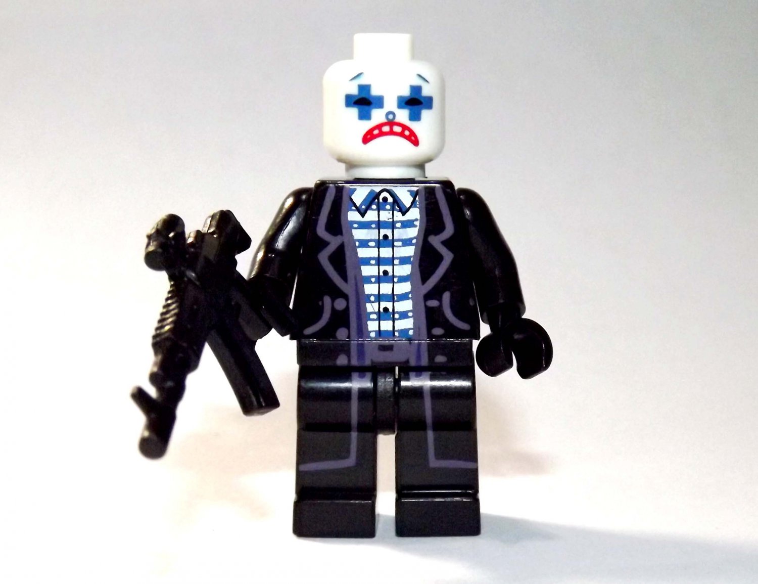 Joker Robber Henchman cross eyes Batman Movie Custom Minifigure Toys