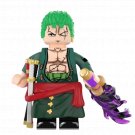 DY615 Anime Cartoon Bricks ONE PIECE Roronoa Zoro Sabo Mini Puzzle