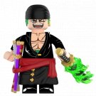 DY626 Anime Cartoon Bricks ONE PIECE Roronoa Zoro Sabo Mini Puzzle