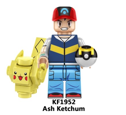 Game Pokeman Ash Ketchum Misty Calem Serena KF1952