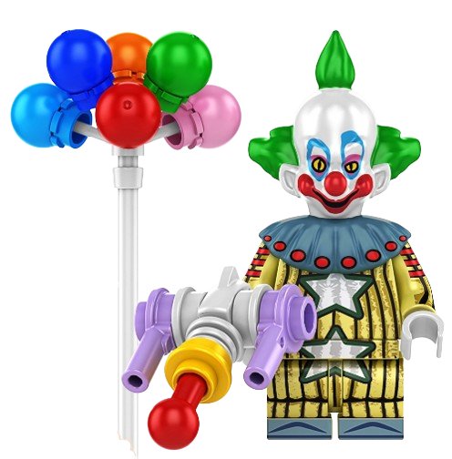 Halloween Horror Killer Klowns Building Blocks TP1001 Minifigure Accessories Mini Action Figures