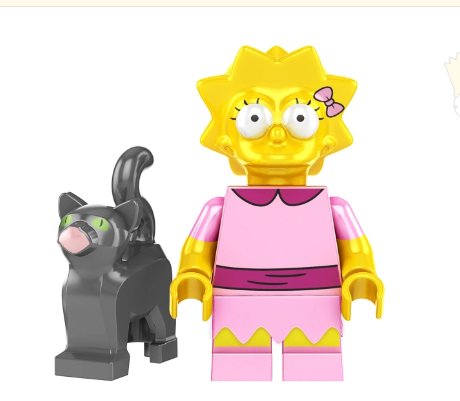 TV Show Anime Character The Simpsons Lisa SP118 Minifigure Accessories Mini Action Figures