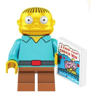 TV Show Anime Character The Simpsons Ralph SP117 Minifigure Accessories Mini Action Figures