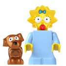 TV Show Anime Character The Simpsons Maggie SP126 Minifigure Accessories Mini Action Figures
