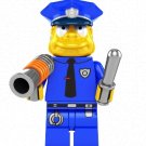 TV Show Anime Character The Simpsons Sheriff Wigan SP128 Minifigure Accessories Mini Action Figures