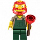 TV Show Anime Character The Simpsons Gardener willie SP132 Minifigure Accessories Mini Action