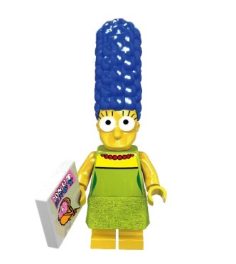 TV Show Anime Character The Simpsons Marge KF201 Minifigure Accessories Mini Action