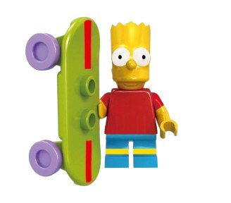 TV Show Anime Character The Simpsons Bart KF523 Minifigure Accessories Mini Action