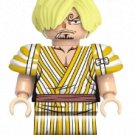 Japan Anime ONE PIECE Vinsmoke Sanji XH2034 Minifigure Accessories Mini Action