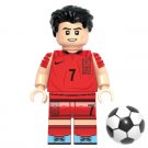 World Cup Football Players Building Blocks Son Heung Min G0025 Minifigure Accessories Mini Action