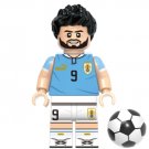 World Cup Football Players Building Blocks Suarez G0028 Minifigure Accessories Mini Action