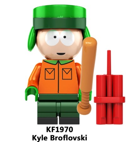 Building Block Game South Park Kyle Broflovski KF1970 Minifigure Accessories Mini Action Figures