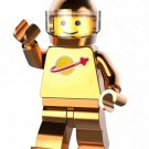 Building Blocks Chrome Golden Series Astronaut PG1139 Custom Minifigure Toy For Gift