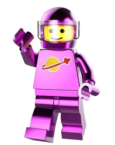 Building Blocks Chrome Golden Series Astronaut PG1140 Custom Minifigure Toy For Gift