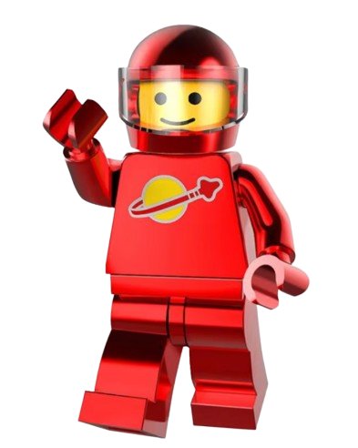 Building Blocks Chrome Golden Series Astronaut PG1141 Custom Minifigure Toy For Gift
