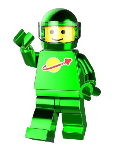 Building Blocks Chrome Golden Series Astronaut PG1142 Custom Minifigure Toy For Gift