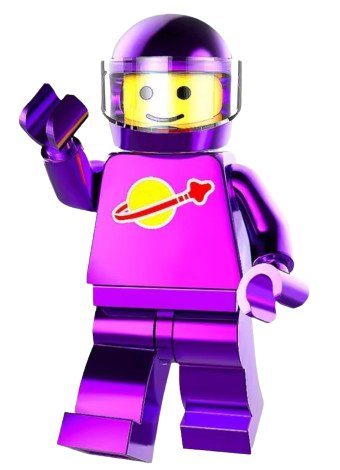 Building Blocks Chrome Golden Series Astronaut PG1144 Custom Minifigure Toy For Gift
