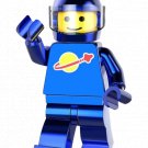 Building Blocks Chrome Golden Series Astronaut PG1145 Custom Minifigure Toy For Gift