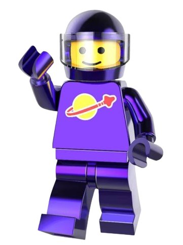 Building Blocks Chrome Golden Series Astronaut PG1146 Custom Minifigure Toy For Gift