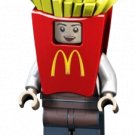 Single Sale Super Heroes Fast food Series  PG1235 Custom Minifigure Toy For Gift