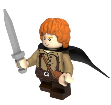 Building Blocks Sam Figures Lord of the Rings Series Aragon Action PG549 Custom Minifigure