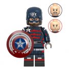Walker Bucky New Captain America Shron Zemo Batroc XH 1704 Minifigure Toy For Gift