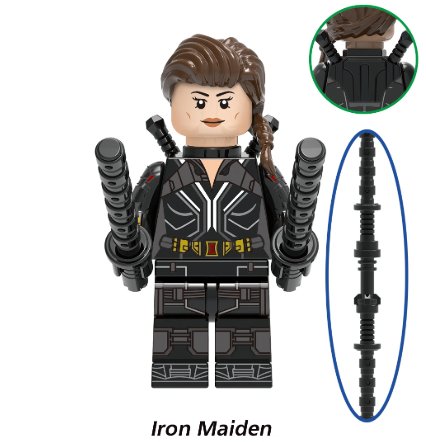 Building Blocks Bricks Yelena Taskmaster Black Widow Iron XH1520 Minifigure Toy For Gift