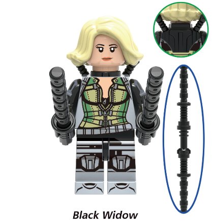 Building Blocks Bricks Yelena Taskmaster Black Widow Iron XH1522 Minifigure Toy For Gift