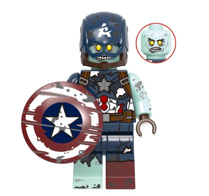 Zombie Bricks Building Blocks Super Heroes Movie Action Figures XH1812 Minifigure Toy