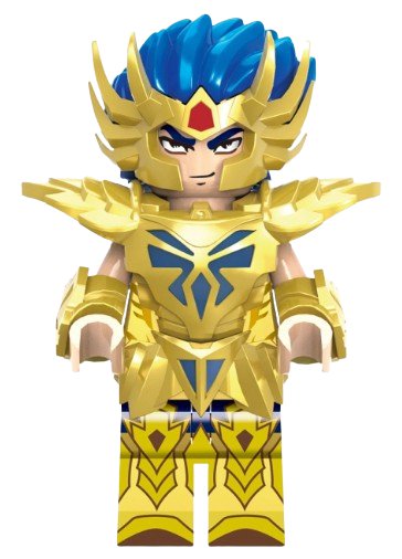 Cartoon Comics Saint Seiya Leo CQ15 Minifigure Toy For Gift