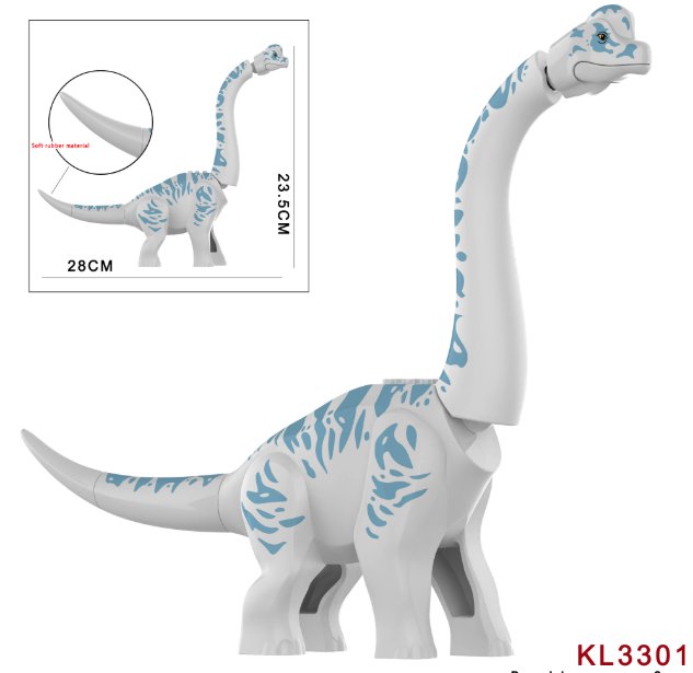 Big Brachiosauru Dinosaurs Bricks Building Blocks KL3301 Minifigure Toy For Gift