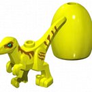 Dinosaur Bricks Building Blocks Silver and Brown Ankylosaurus 6666-1 Minifigure Toy For Gift