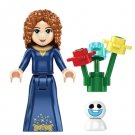 Princess Girls Friends Mulan Aurora Anna Rapunzel Merida CY107 Minifigure Toy For Gift