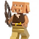 Game Mine Craft Crystal Golden Knight Piglin GH0232 Minifigure Toy For Gift Action Figures